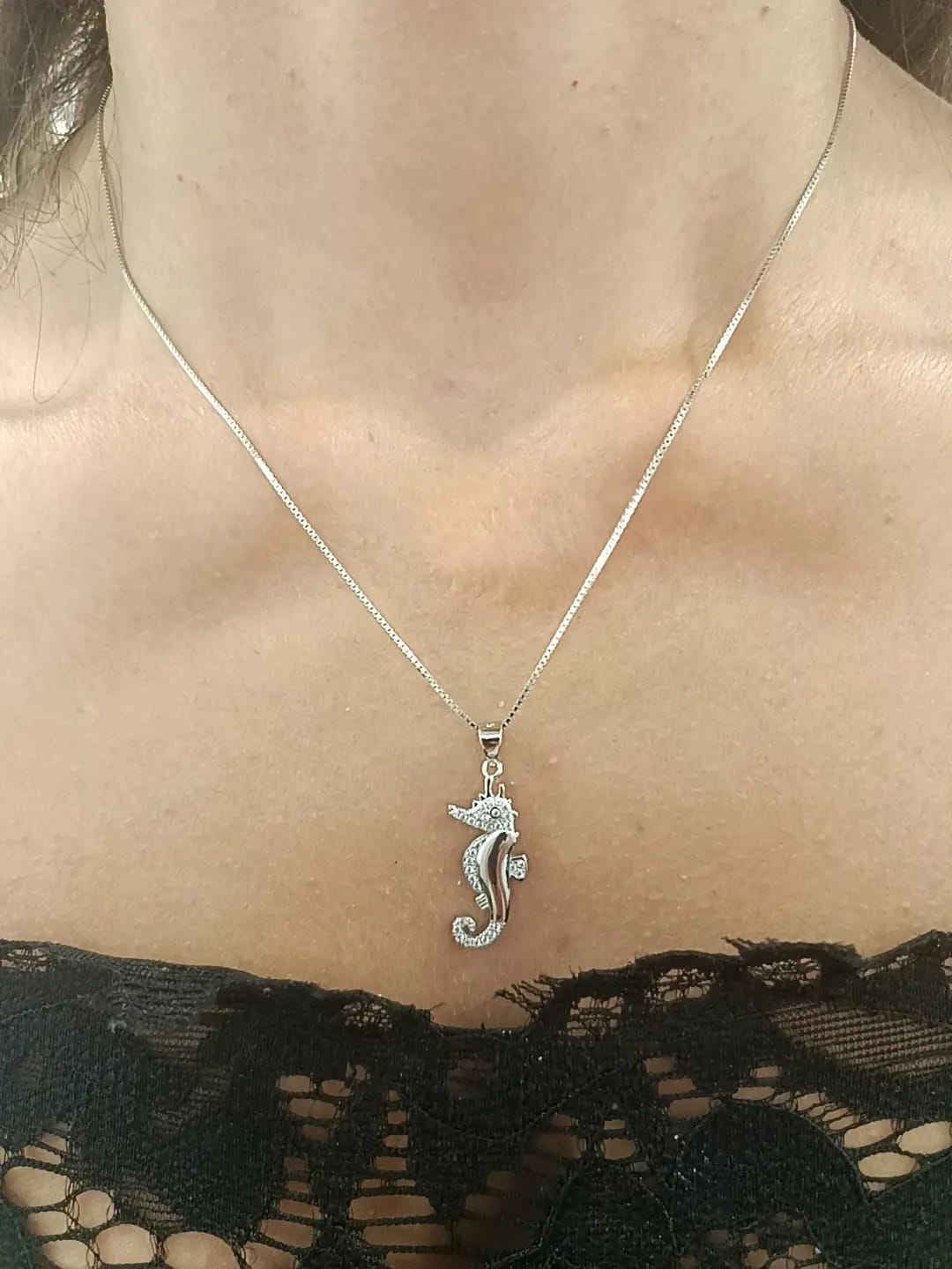 Collana cavalluccio argento