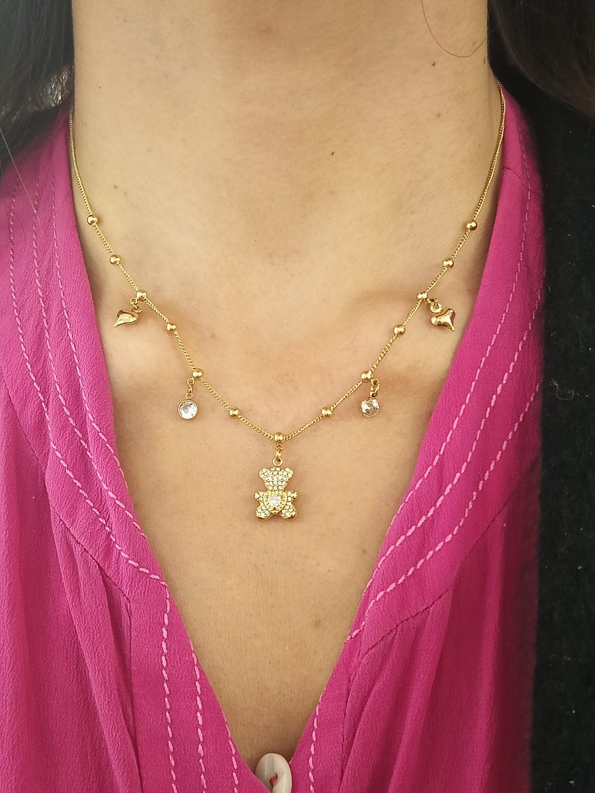 COLLANA TEDDYNO DOLCE + SONAGLIO