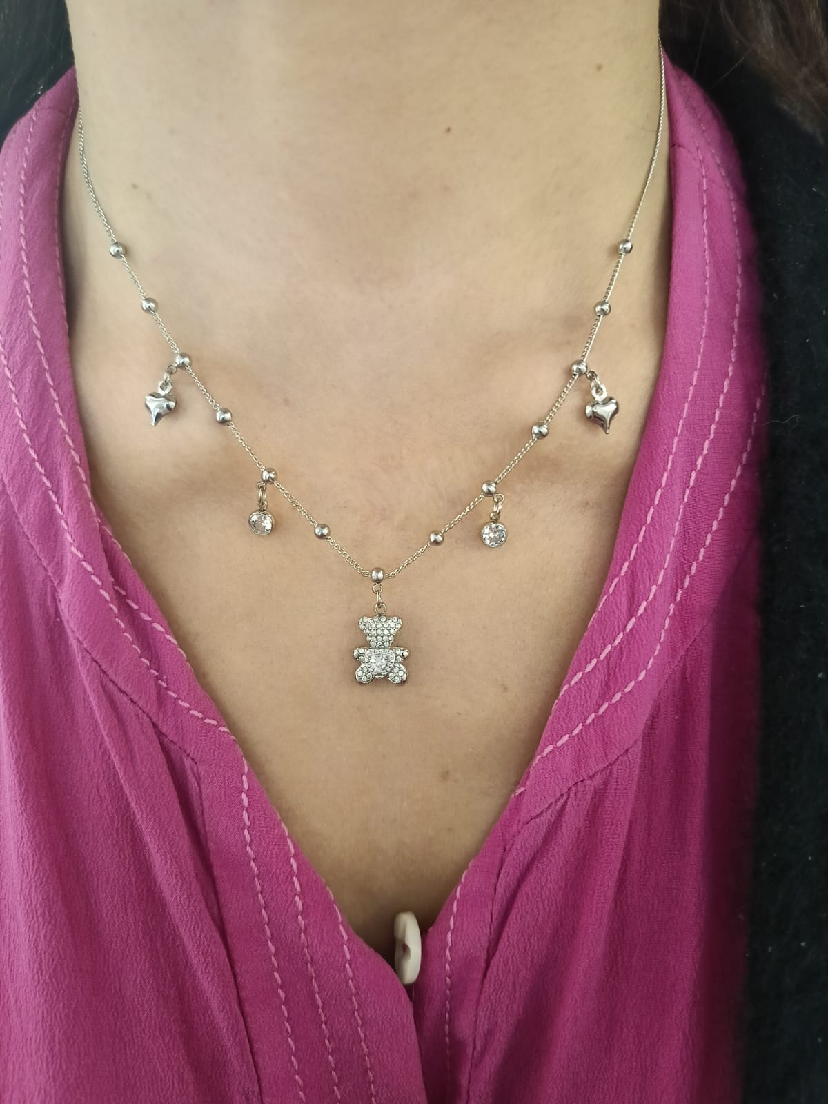 COLLANA TEDDYNO DOLCE + SONAGLIO