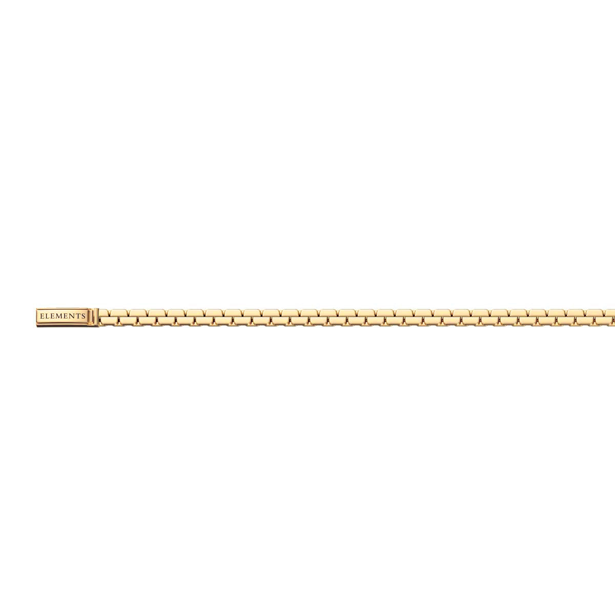 Bracciale morbido a maglia in argento 925 dorato