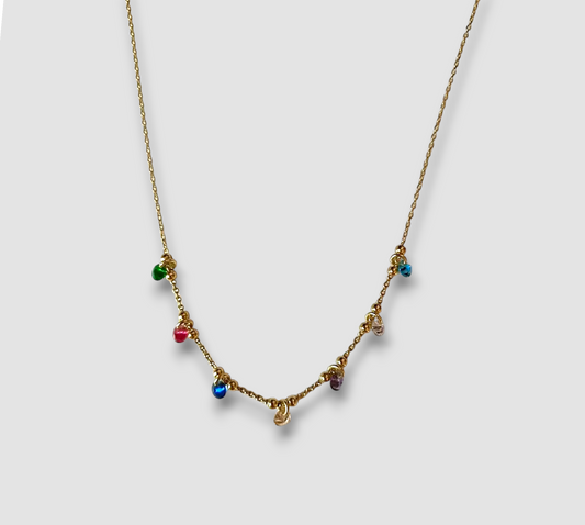 Collana multicolore