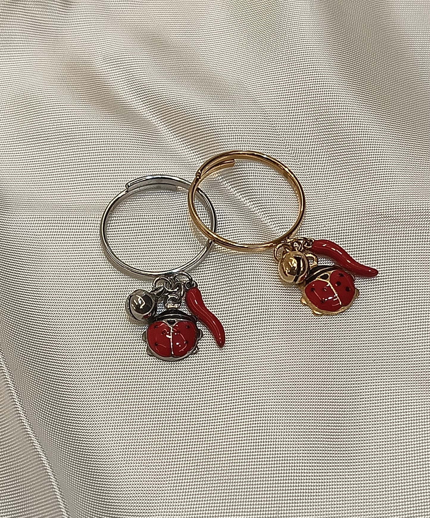 ANELLO FORTUNA CON PENDENTI