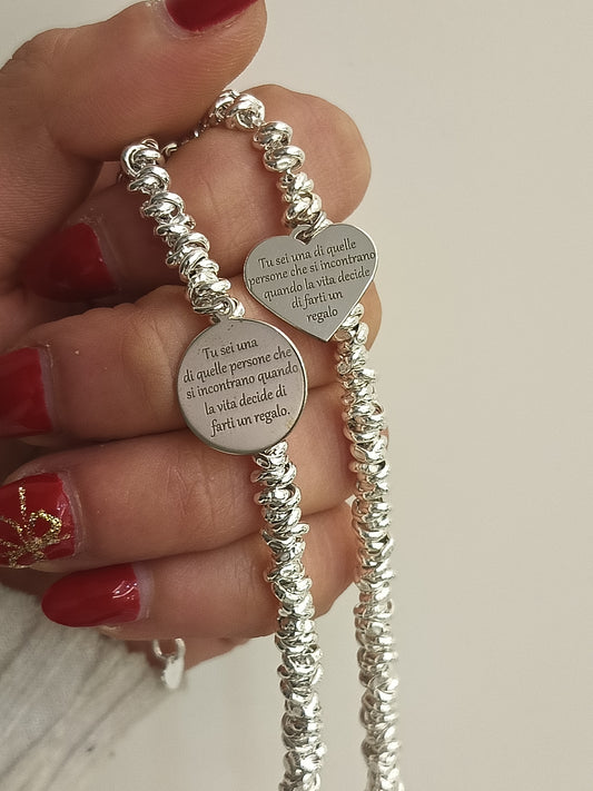 BRACCIALE "SEMPRE ACCANTO" TU SEI UNA DI QUELLE PERSONE...