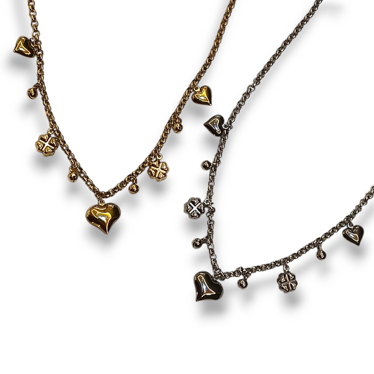 COLLANA CON SONAGLIO + LUCKY CHARM