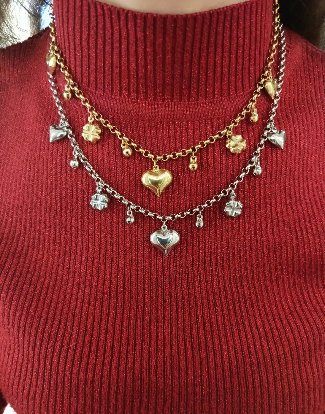 COLLANA CON SONAGLIO + LUCKY CHARM