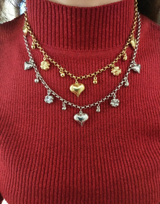 COLLANA CON SONAGLIO + LUCKY CHARM