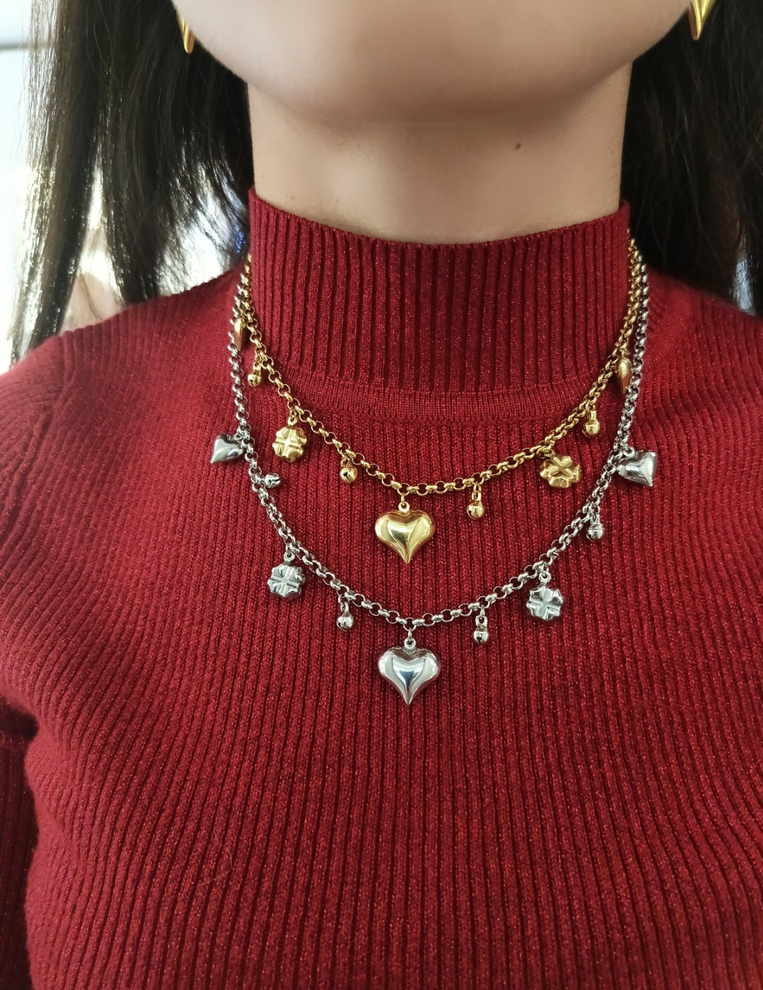 COLLANA CON SONAGLIO + LUCKY CHARM