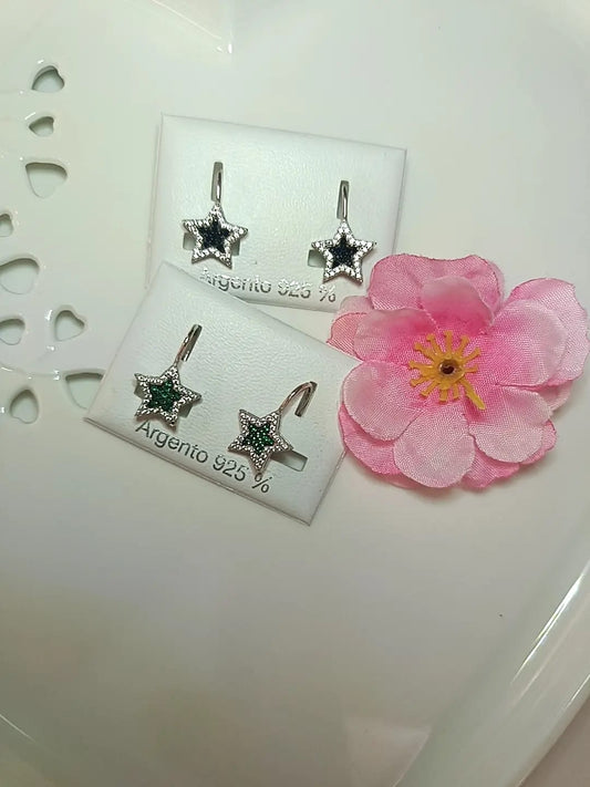 ORECCHINI IRIS STELLA ARGENTO