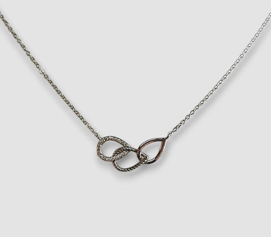 Collana 3 gocce intrecciate