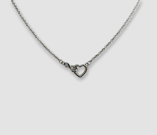 Collana legame cuore-infinito
