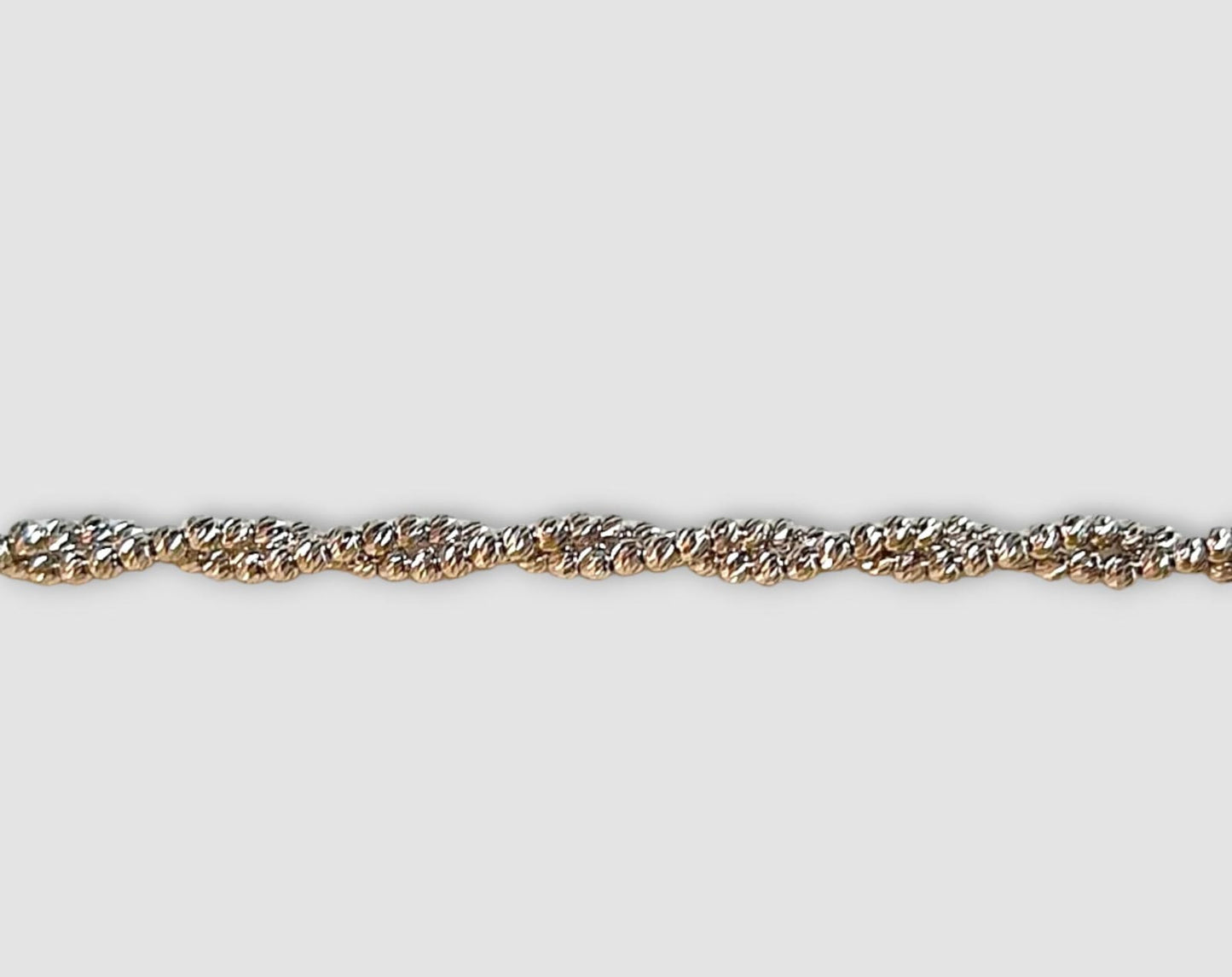 BRACCIALE TRECCIA ARGENTO