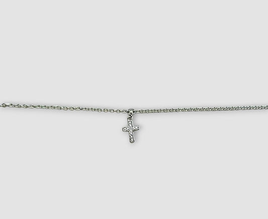 BRACCIALE CROCE ARGENTO