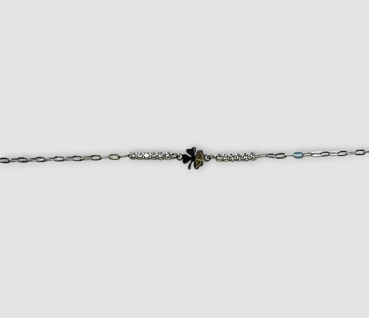 BRACCIALE QUADRIFOGLIO SLIM ARGENTO