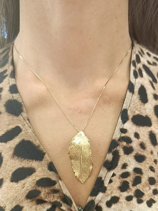 Collana foglia