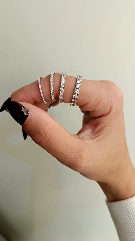 ANELLO VERETTA ARGENTO