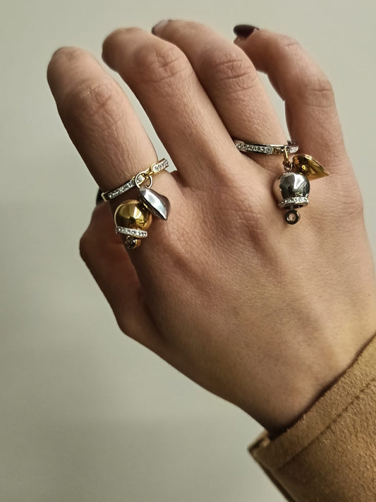 Anello campanella del cuore (sonaglio)