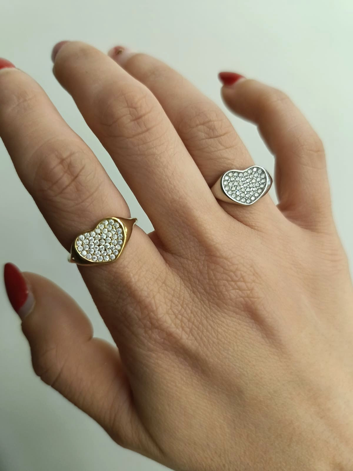 Anello chevalier cuore