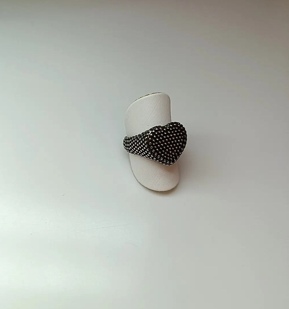 ANELLO CUORE SCUDO ARGENTO