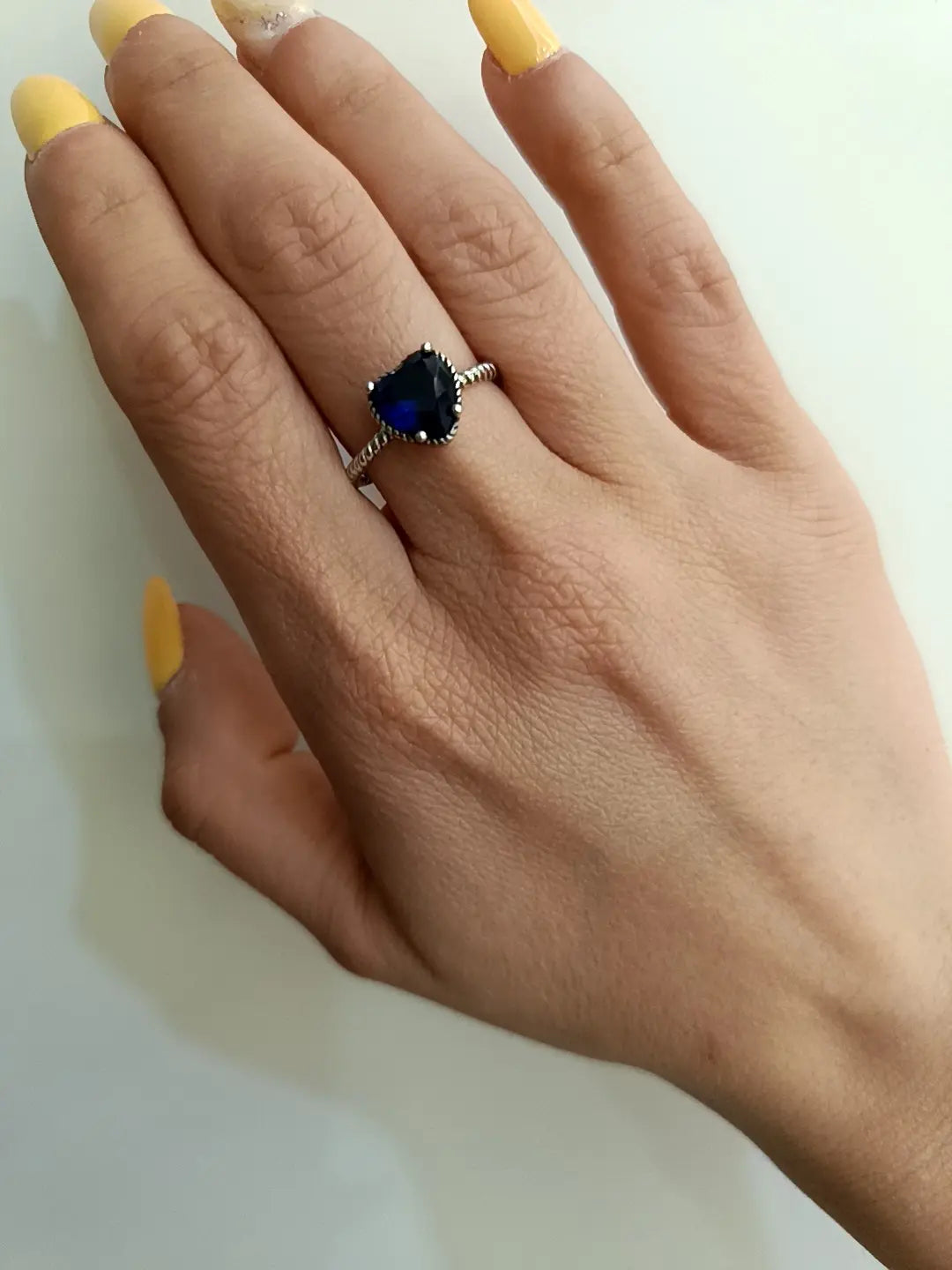 ANELLO LOVELY BLU ARGENTO