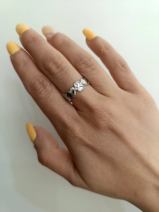 ANELLO PET-AMORE ARGENTO
