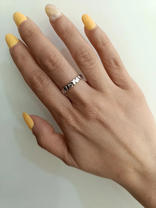 ANELLO CUORI UNITI ARGENTO
