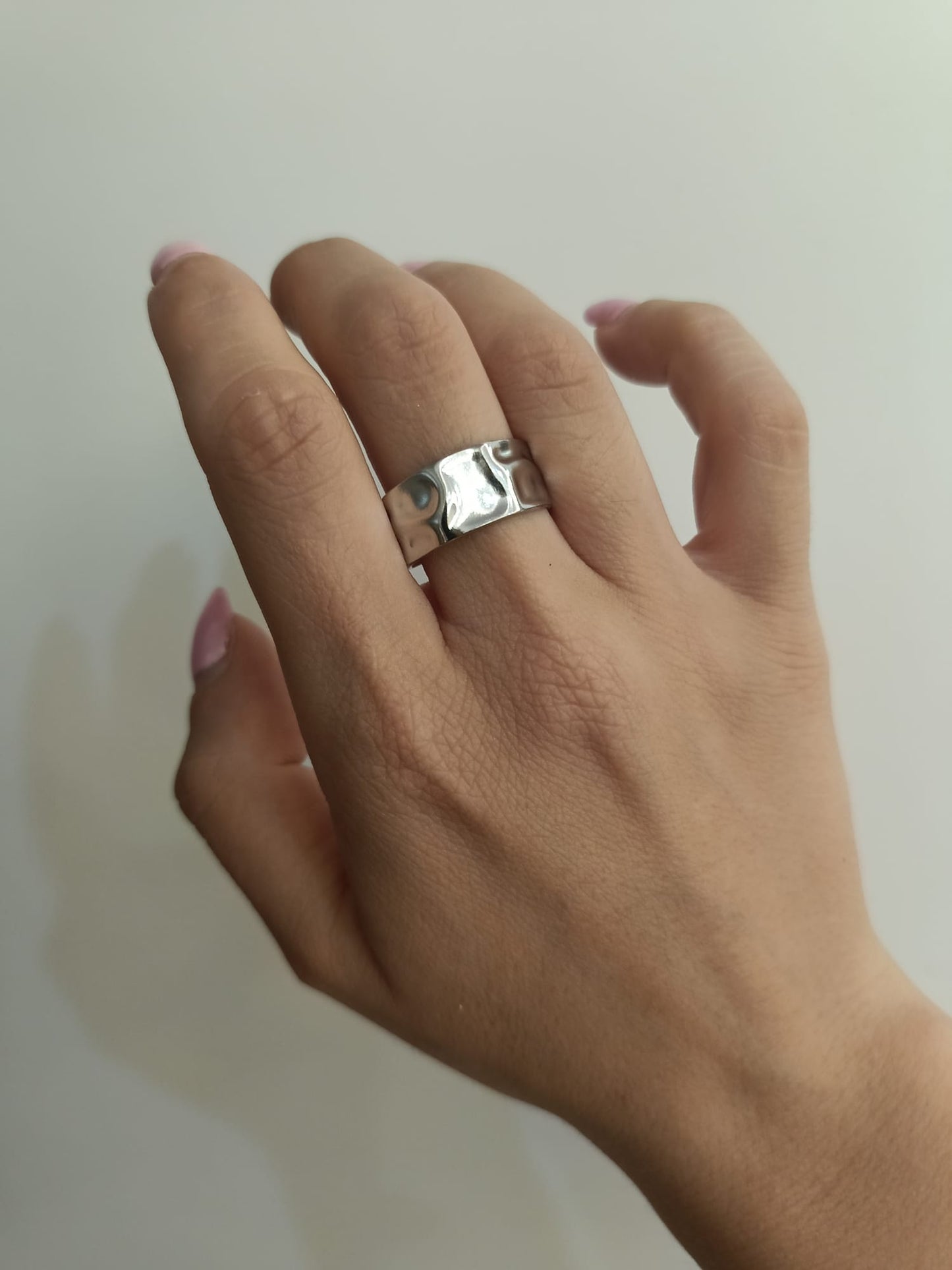 Anello martellato small
