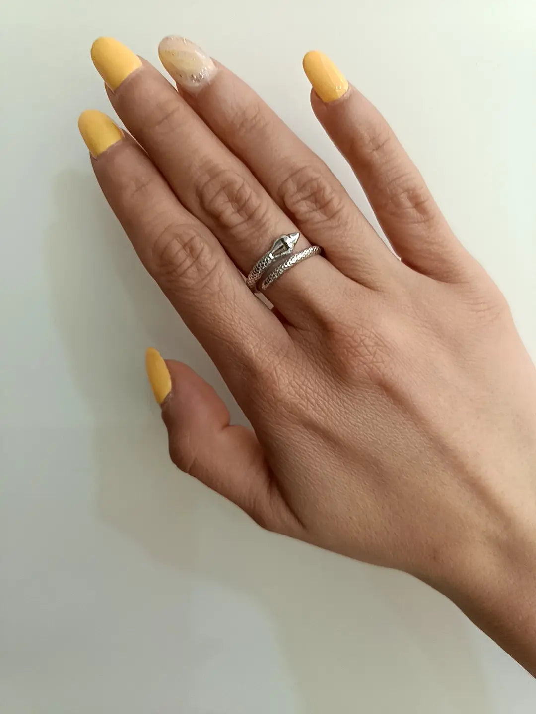 ANELLO SNAKE ARGENTO