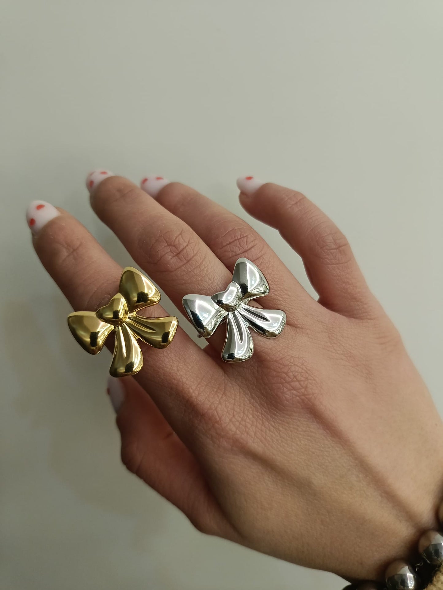 Anello fiocco maxi