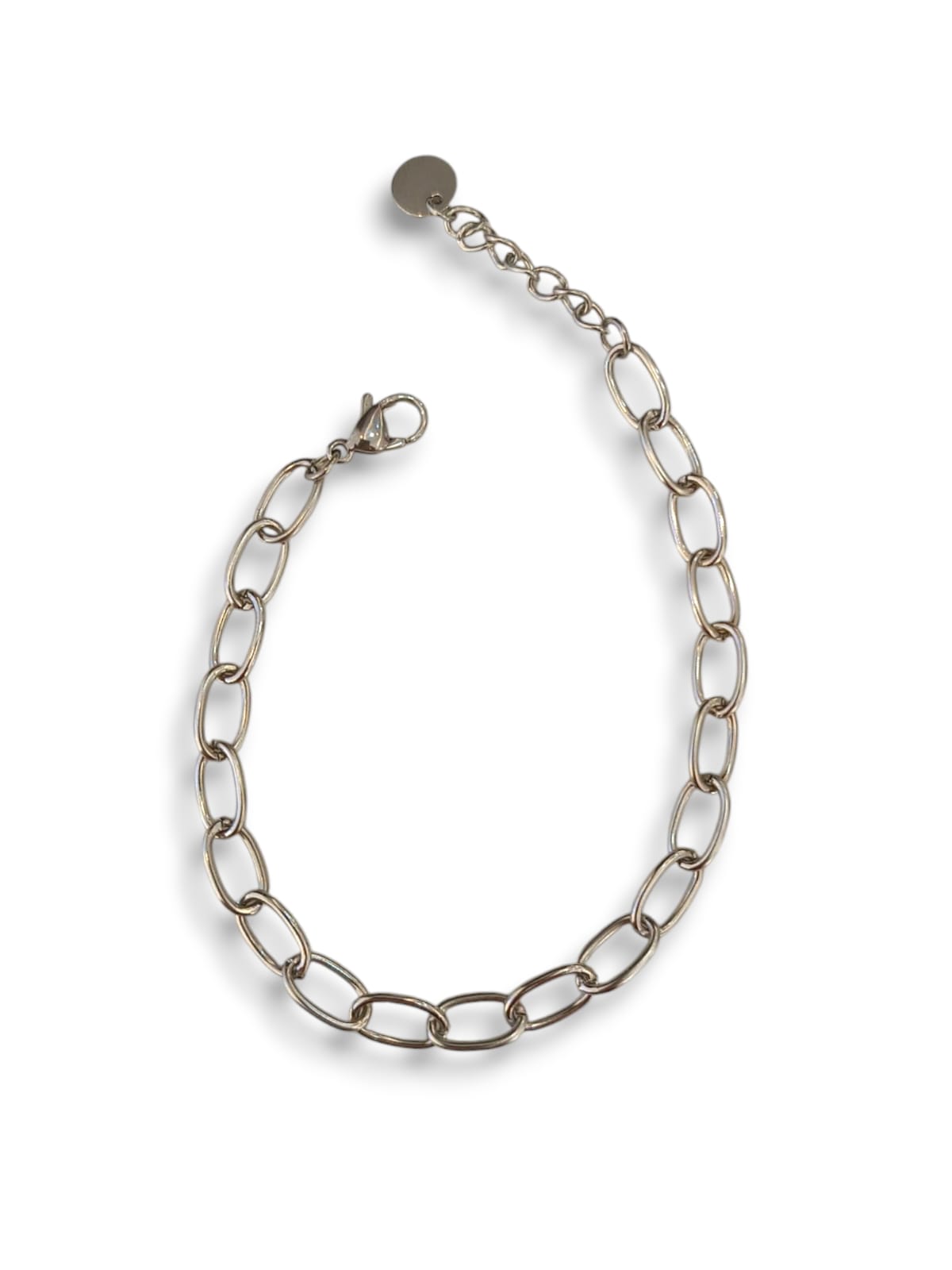 Base bracciale catena silver