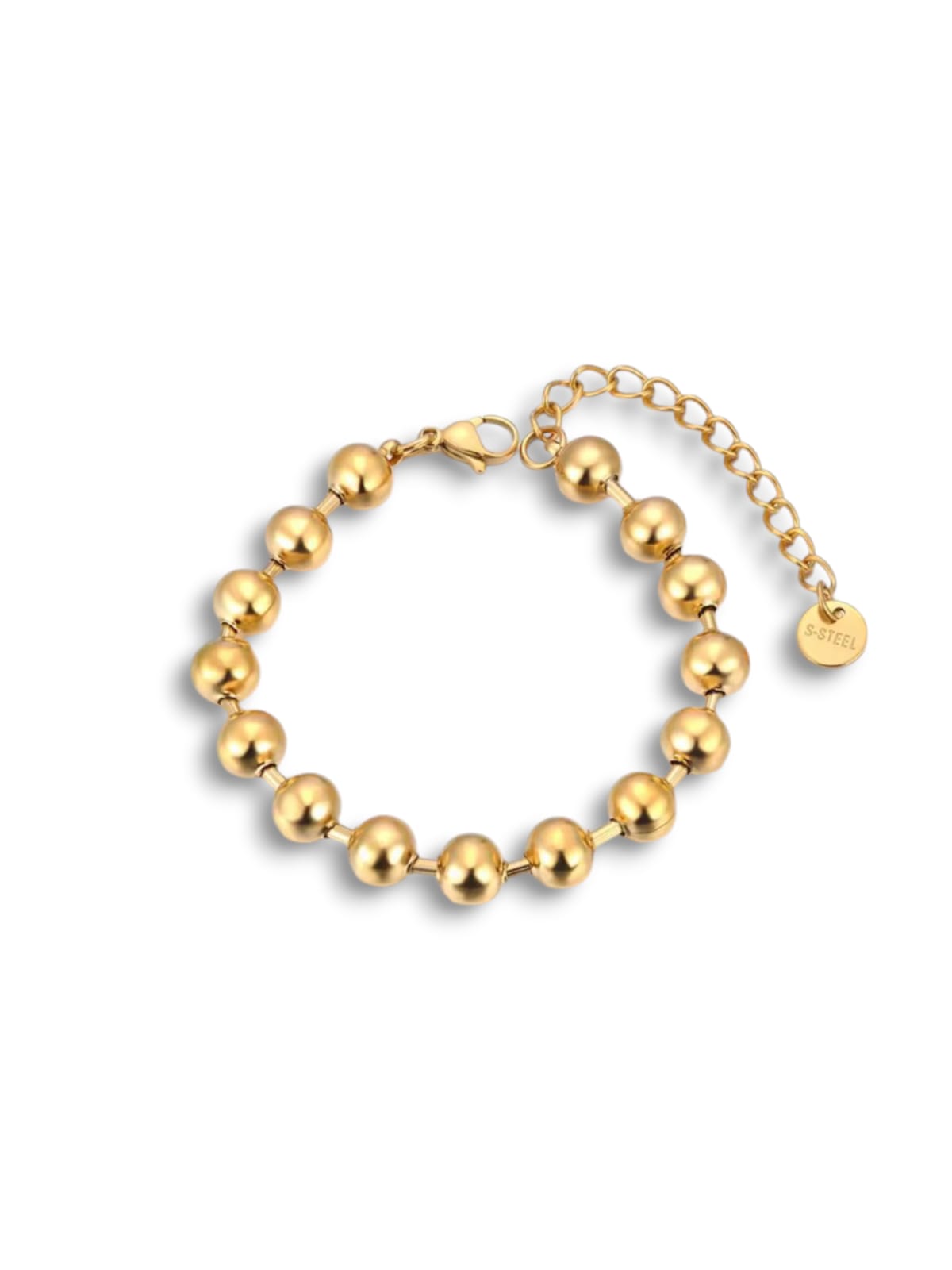 Base bracciale sfere 8mm gold