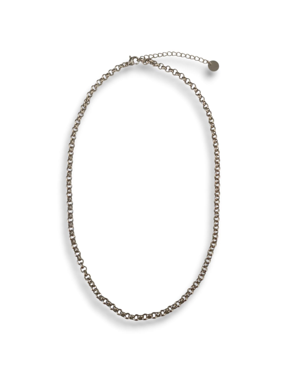 Base collana rollò silver