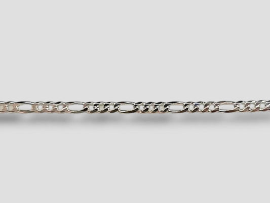 BRACCIALE CATENA 3 A 1 ARGENTO