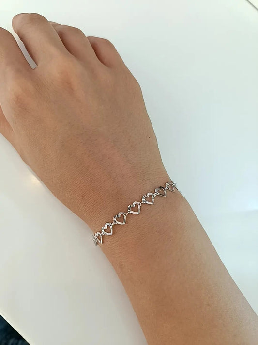 BRACCIALE AMORE ARGENTO