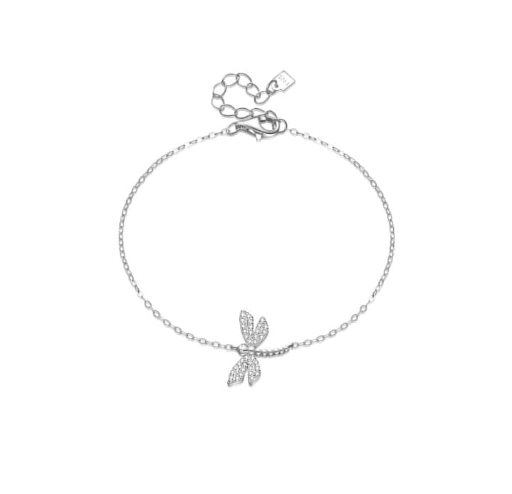 BRACCIALE LIBELLULA ARGENTO