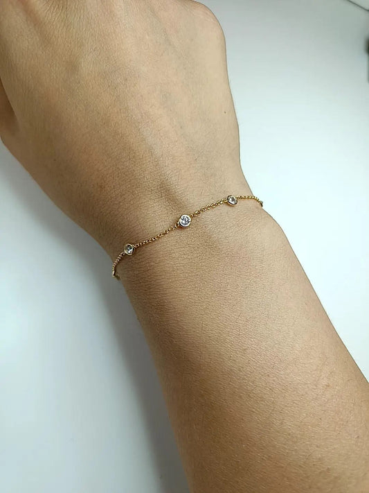 BRACCIALE LUCE ORO GIALLO
