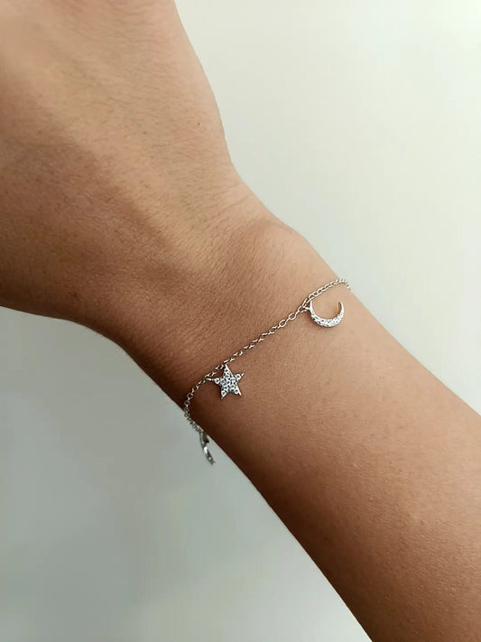 BRACCIALE NOTTE ARGENTO