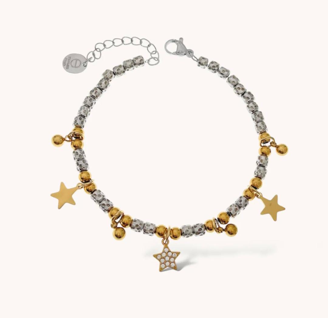 Bracciale pepite stella