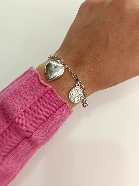 BRACCIALE "RITMI DEL CUORE" ARGENTO