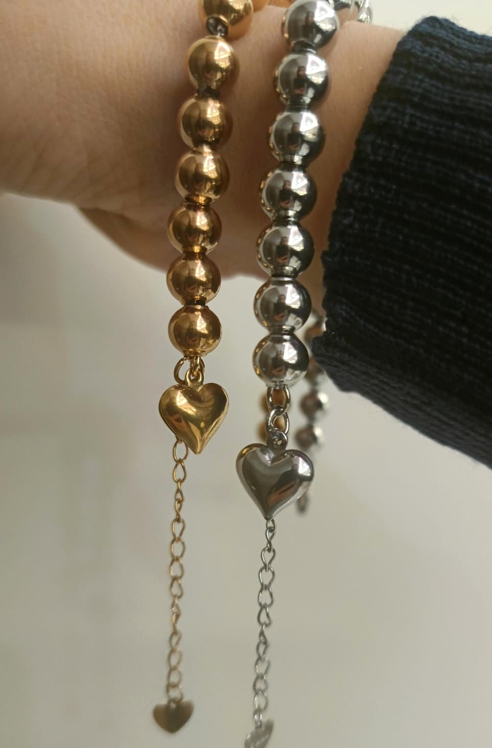 Bracciale a sfera sonaglio 8 mm