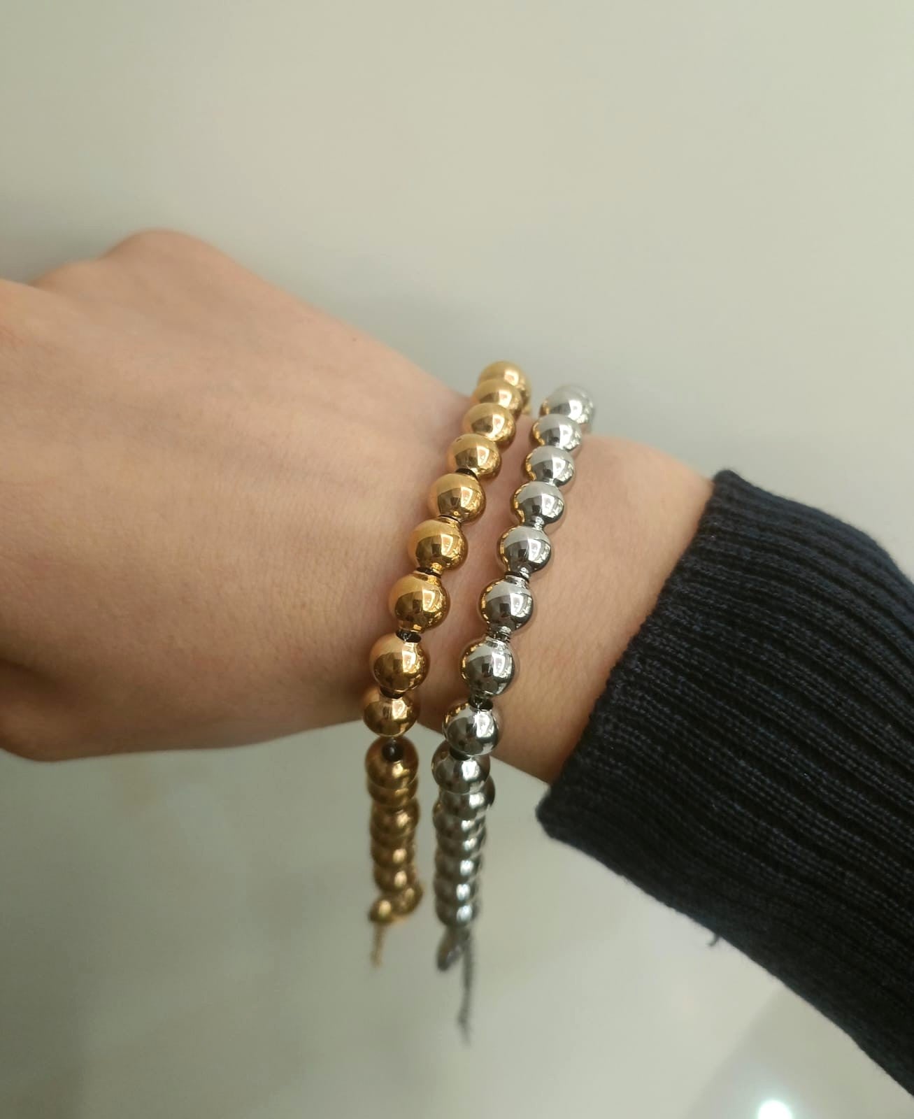 Bracciale a sfera sonaglio 8 mm