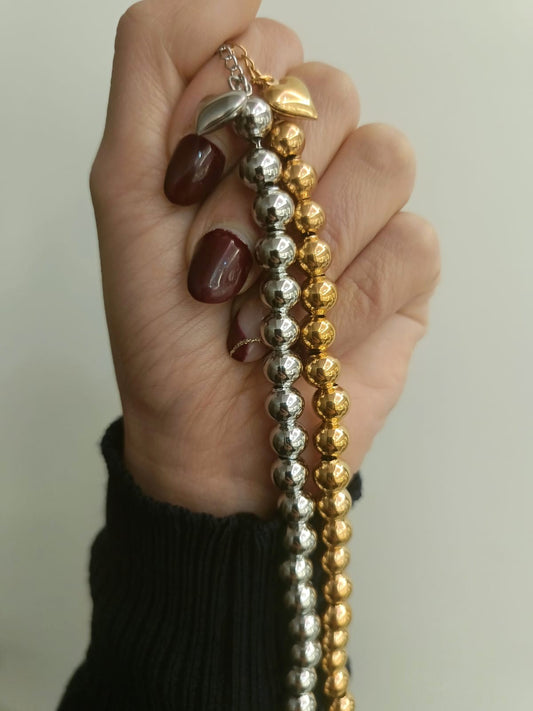 Bracciale a sfera sonaglio 8 mm
