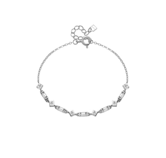BRACCIALE BAGUETTE ARGENTO