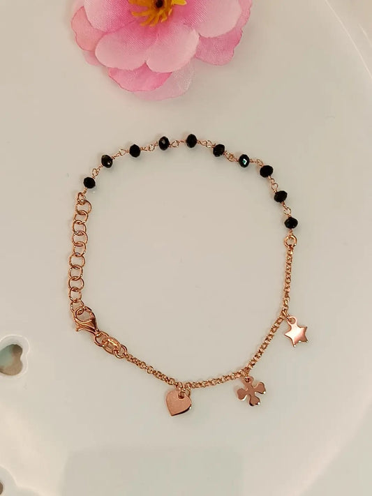 BRACCIALE DIVINO PLACCATO ORO ROSA