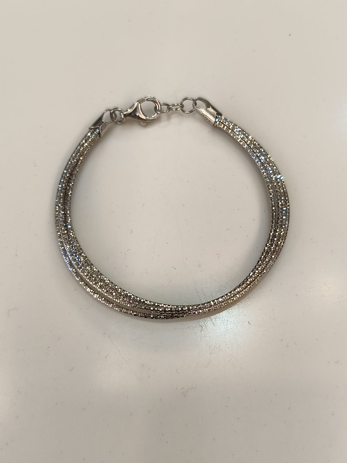 BRACCIALE MULTIFILO ARGENTO