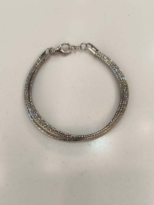 BRACCIALE MULTIFILO ARGENTO