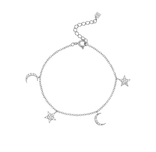 BRACCIALE NOTTE ARGENTO