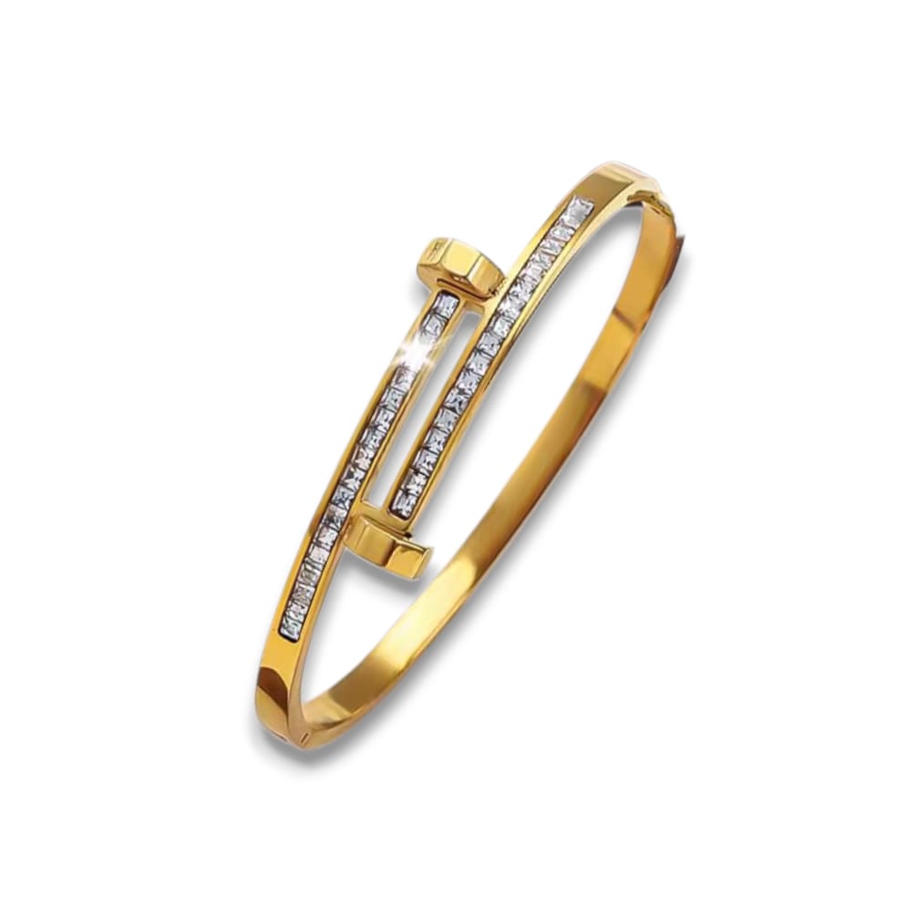 Bracciale rigido doppio chiodo