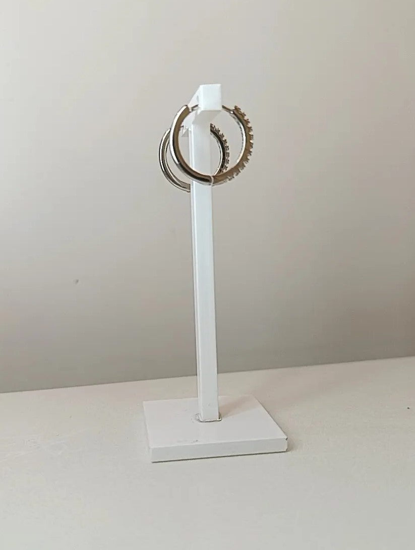 HOOPS LUCE MAXI ARGENTO