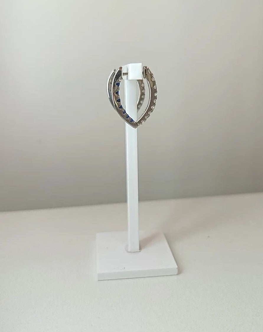CERCHI "SPLENDORE A V" ARGENTO