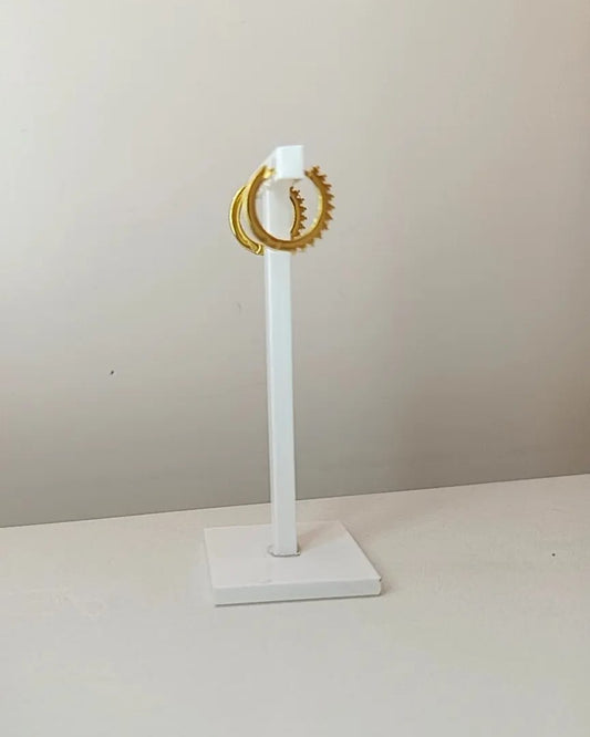 HOOPS LUCE MEDIUM PLACCATI ORO